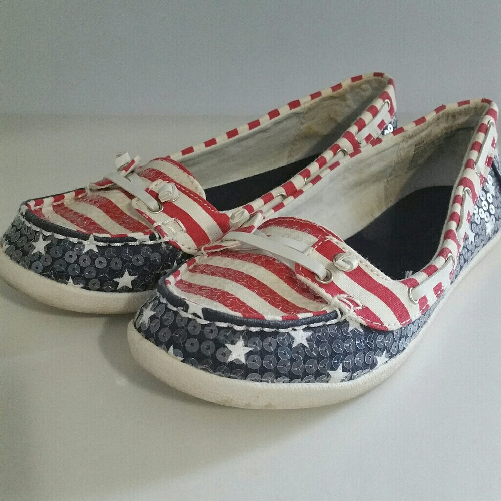 Sparkling sequin flats